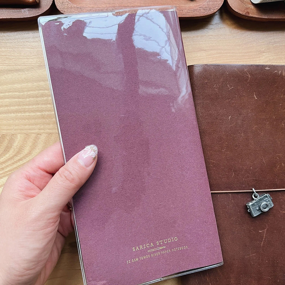 Sarica Studio Standard Traveler's Notebook - Clear Cover - M.Lovewell