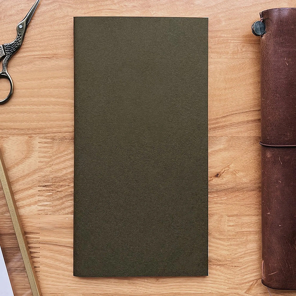 Sarica Studio Standard Traveler's Notebook - Olive Green - M.Lovewell