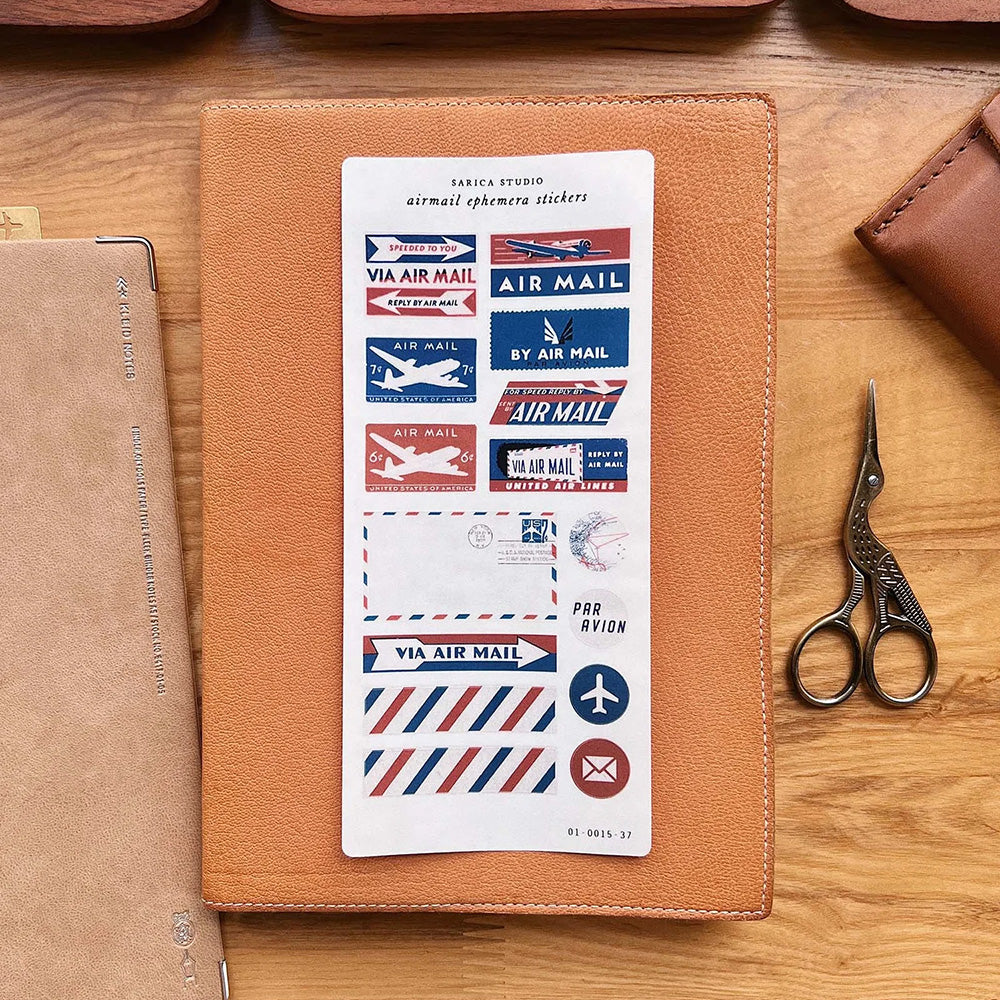 Sarica Studio Sticker - Airmail Ephemera