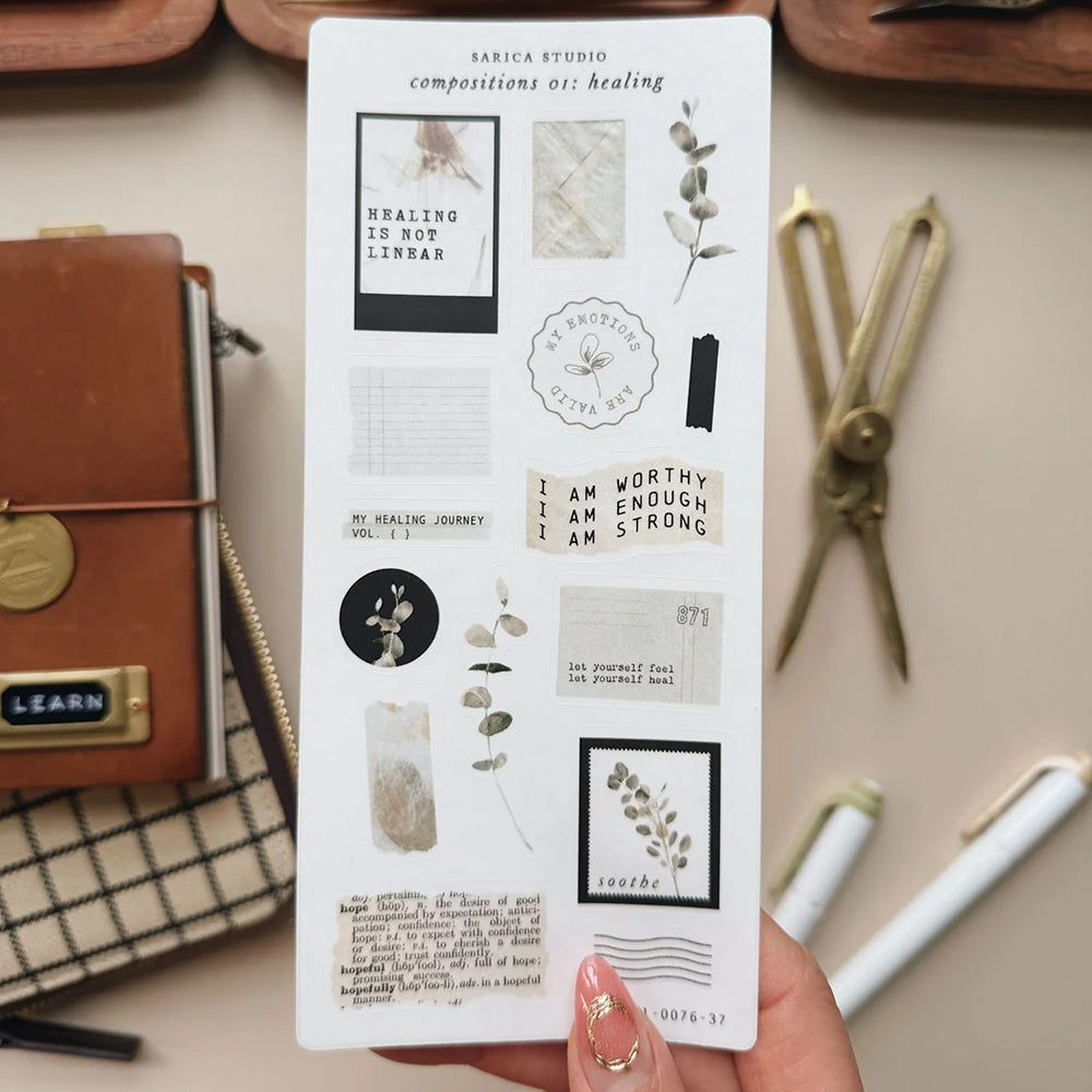 Sarica Studio Sticker - Compositions 01 Healing