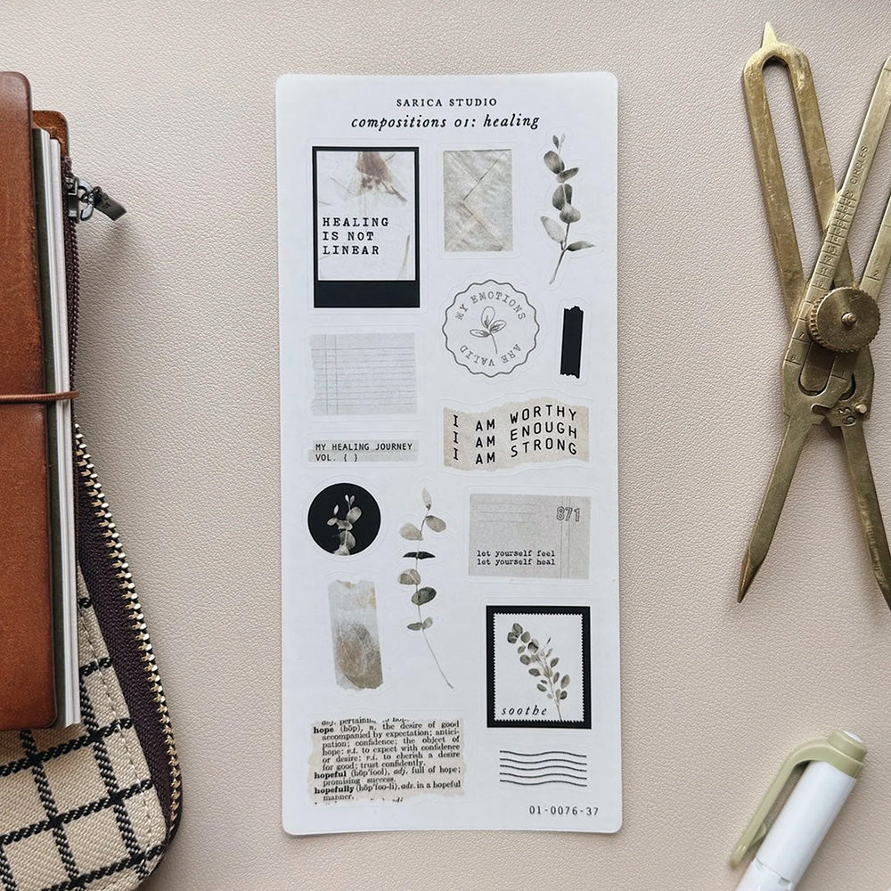 Sarica Studio Sticker - Compositions 01 Healing