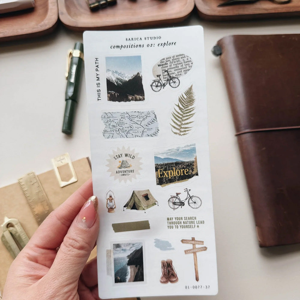 Sarica Studio Sticker - Compositions 02 Explore