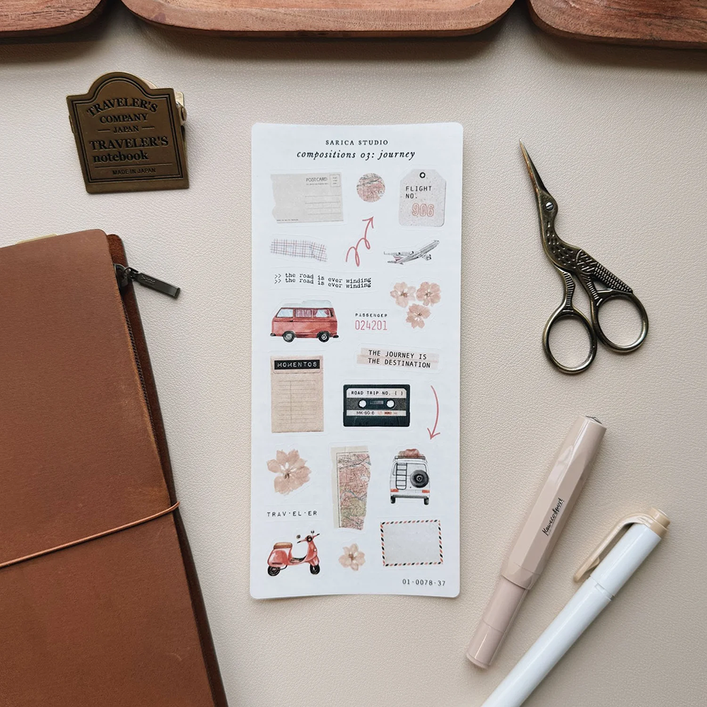 Sarica Studio Sticker - Compositions 03 Journey