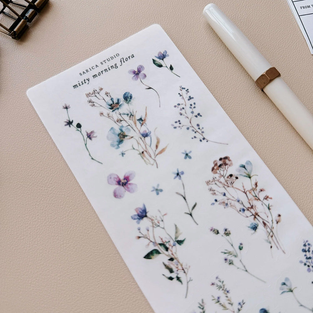 Sarica Studio Sticker - Misty Morning Flora - M.Lovewell