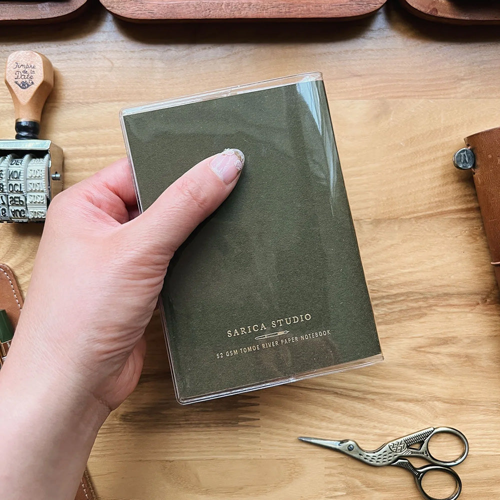 Sarica Studio Passport Traveler's Notebook - Clear Cover - M.Lovewell