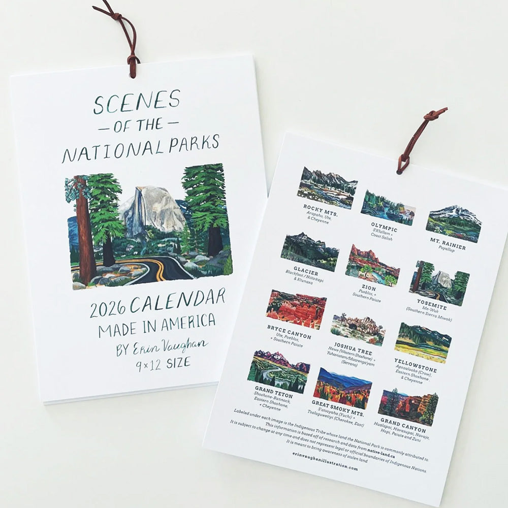 Scenes of The National Parks 2026 Calendar