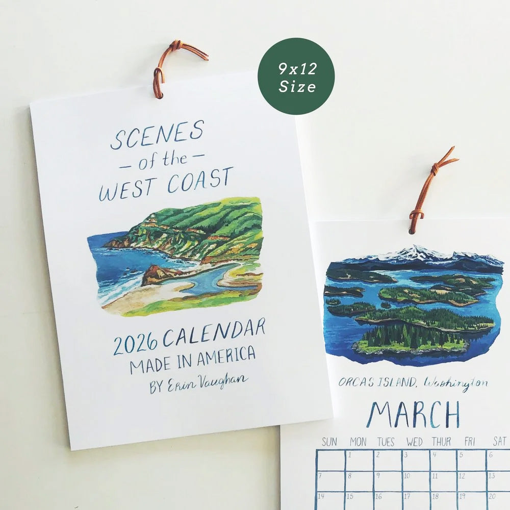 Scenes of the West Coast 2026 Calendar