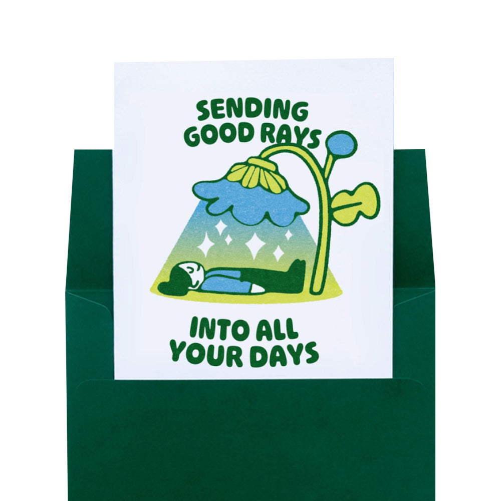 Sending Good Rays Into All Your Days Card – M.Lovewell