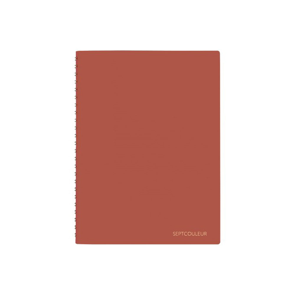 Septcouleur A6 Notebook - Poppy Red