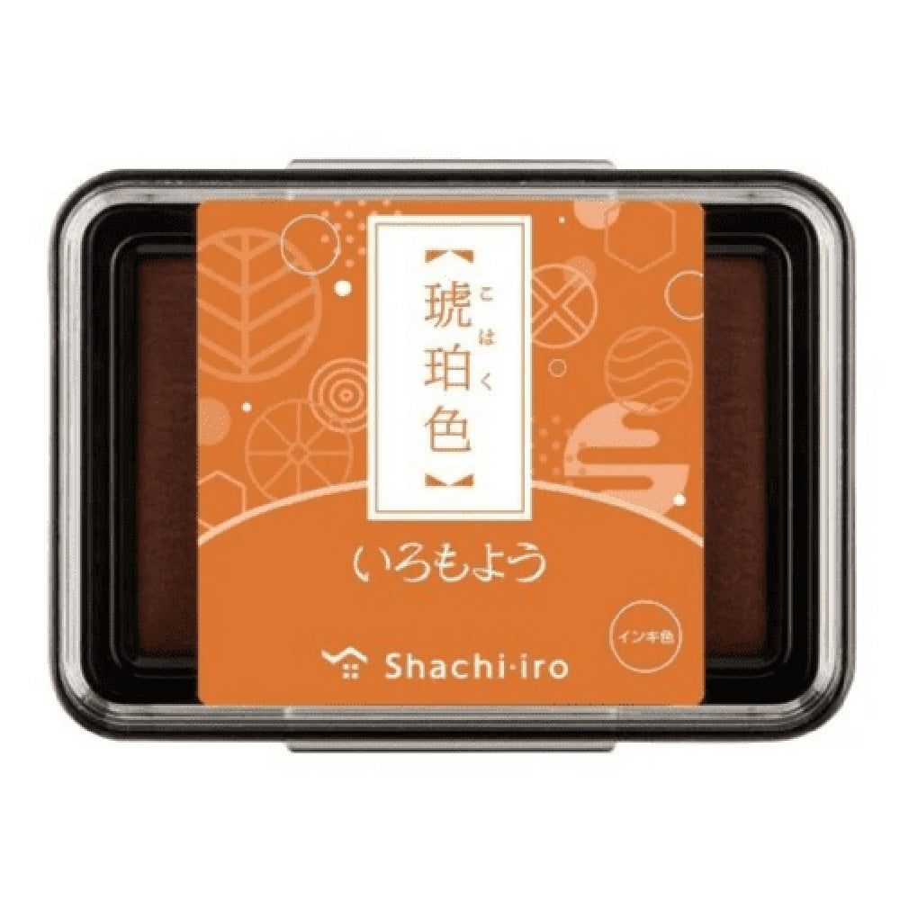 Shachihata Iromoyo Ink Pad - Amber - M.Lovewell