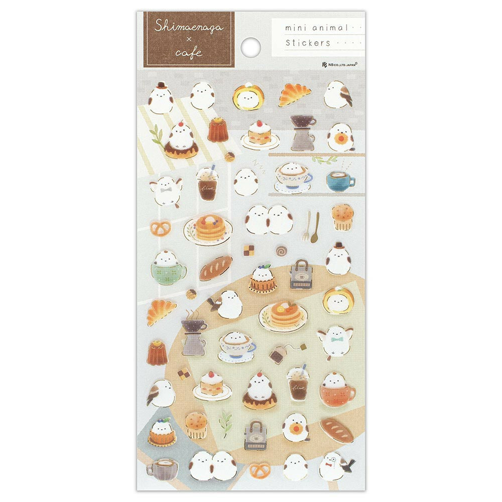 Shimaenaga x Cafe Sticker Sheet
