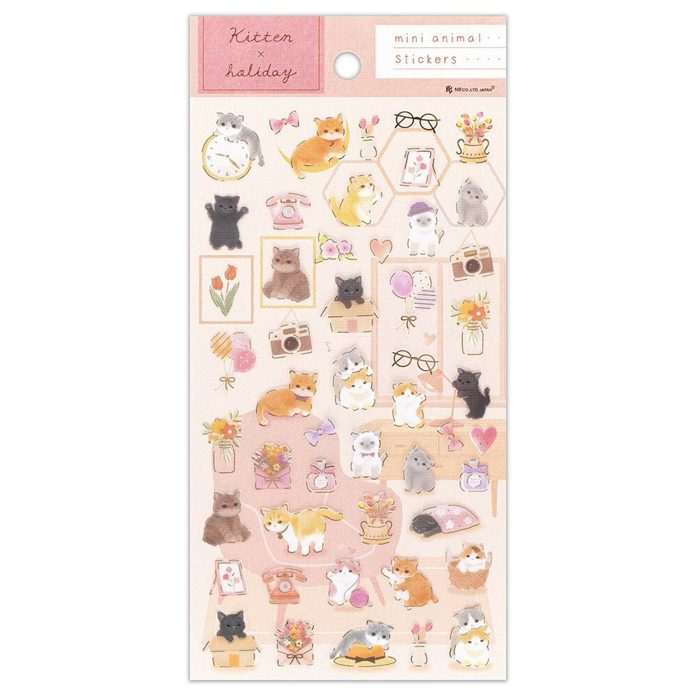 Kitten x Holiday Sticker Sheet