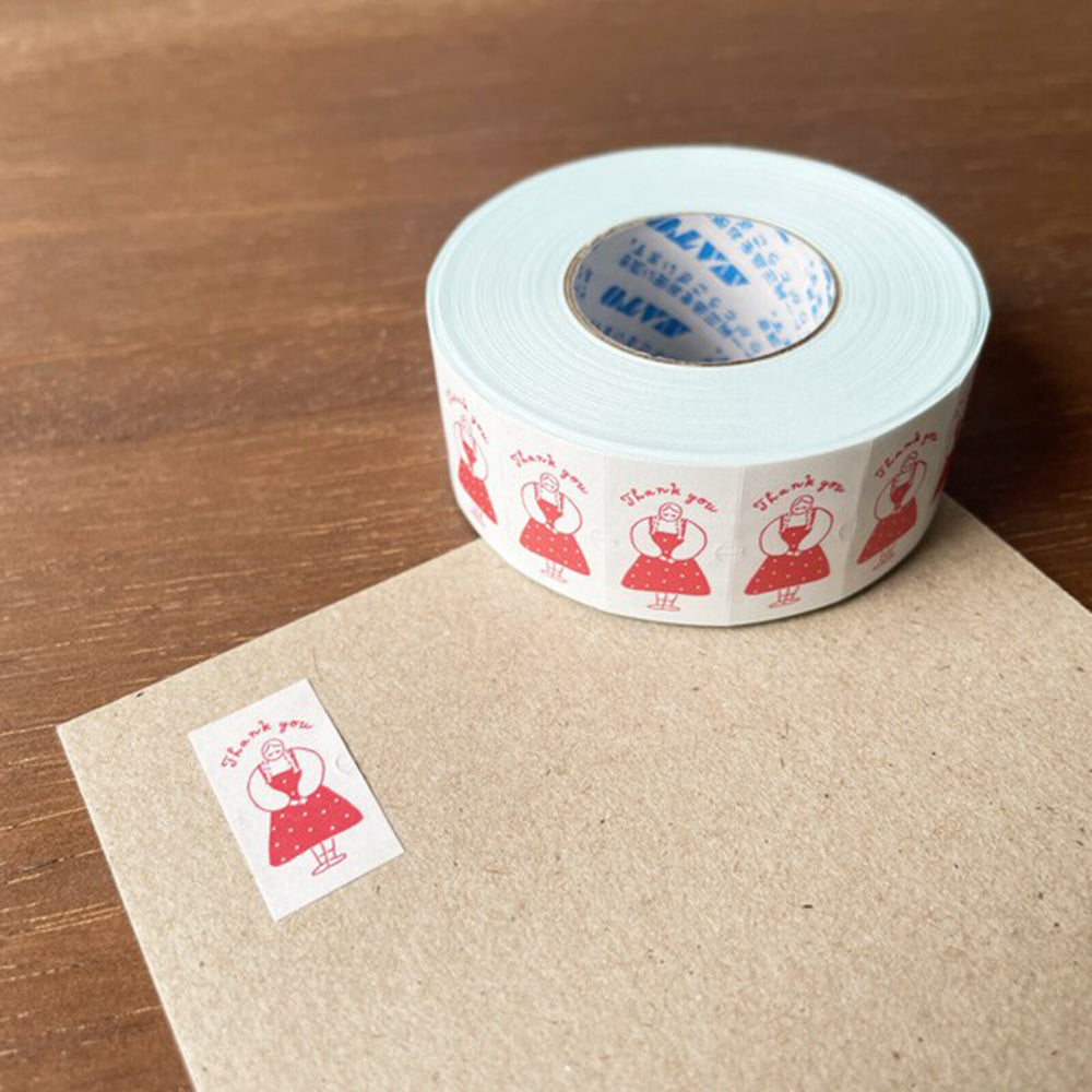 Stamp Marche Labeler Sticker Seal - Marl Chan - Thank You