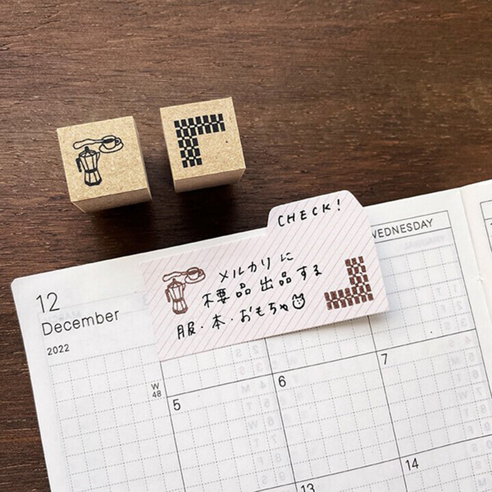 Stamp Marche Wooden Stamp - Corner Stamps