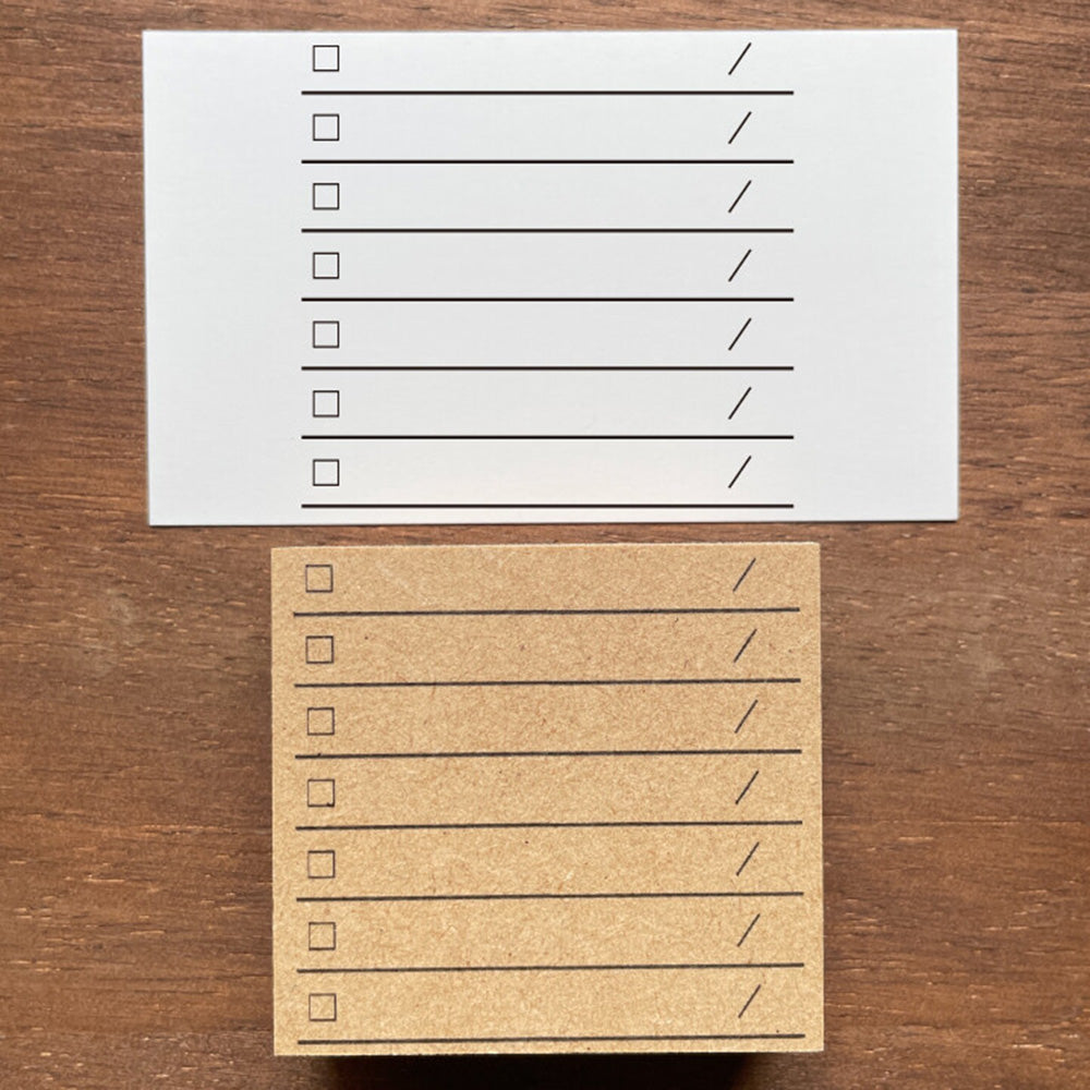 Stamp Marche Wooden Stamp - Date To Do List