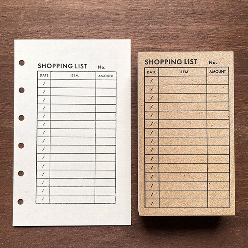 Stamp Marche Wooden Stamp - Shopping List