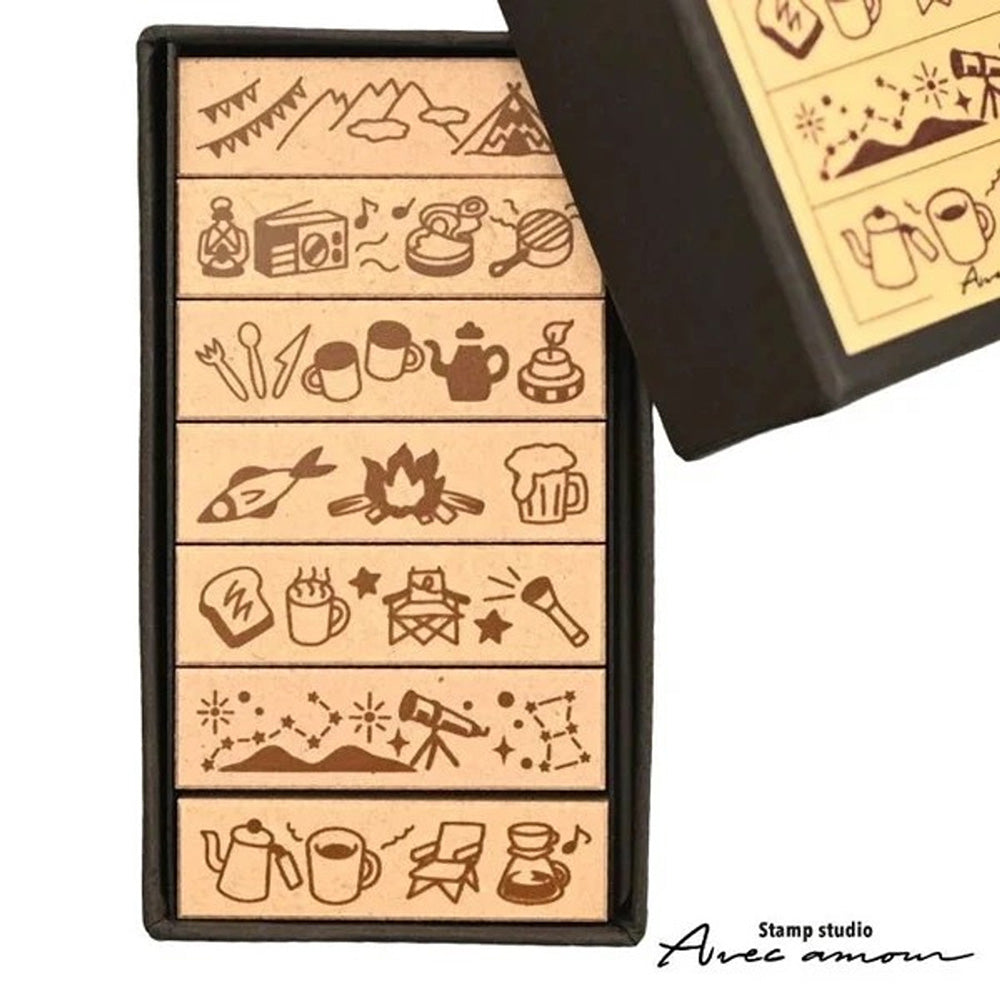 Stamp Studio Avec Amour - Border Stamp Set - Outdoors