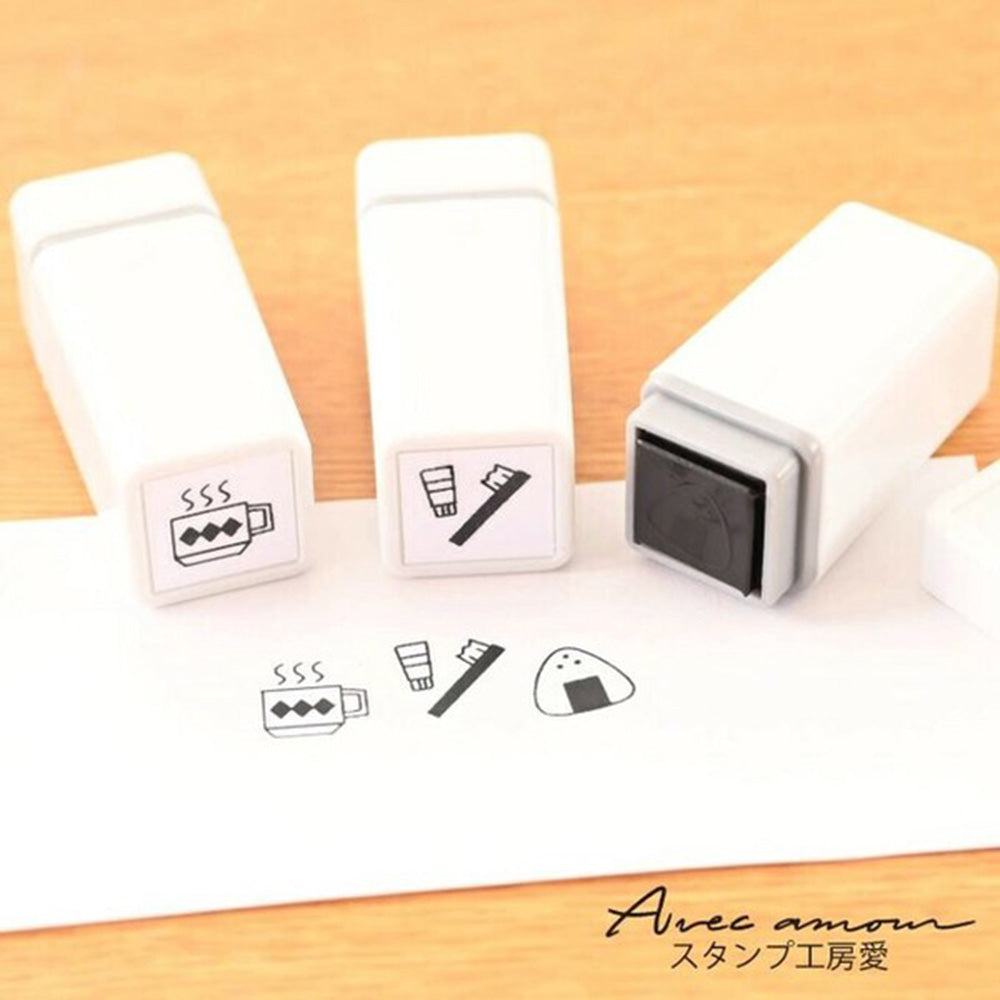 Stamp Studio Avec Amour - Mini Stamp Set of 3 - Life