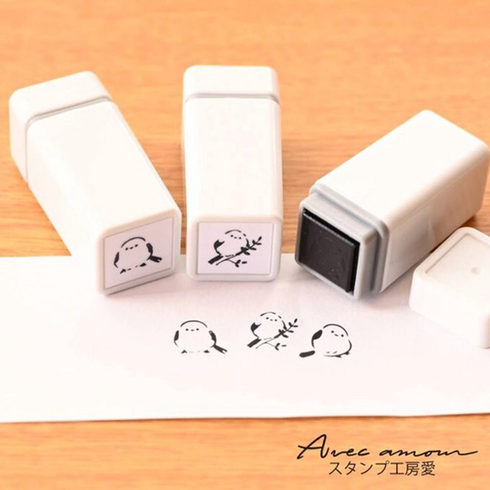 Stamp Studio Avec Amour - Mini Stamp Set of 3 - Shimaenaga