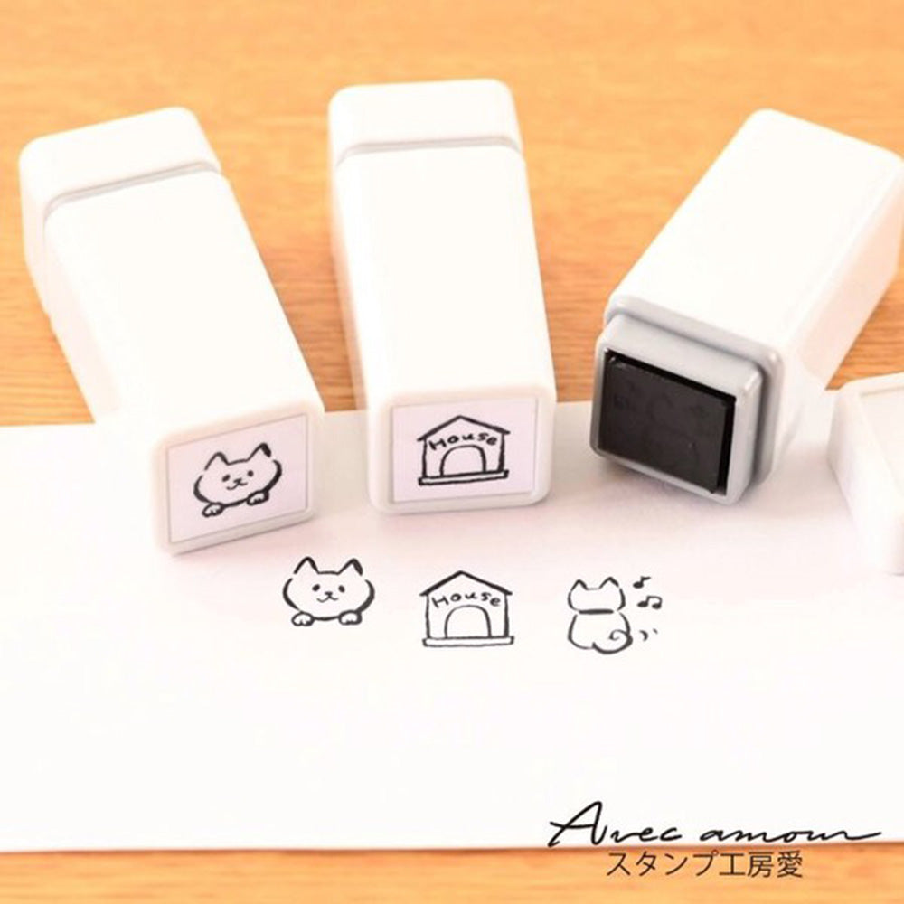 Stamp Studio Avec Amour - Mini Stamp Set of 3 - Dogs