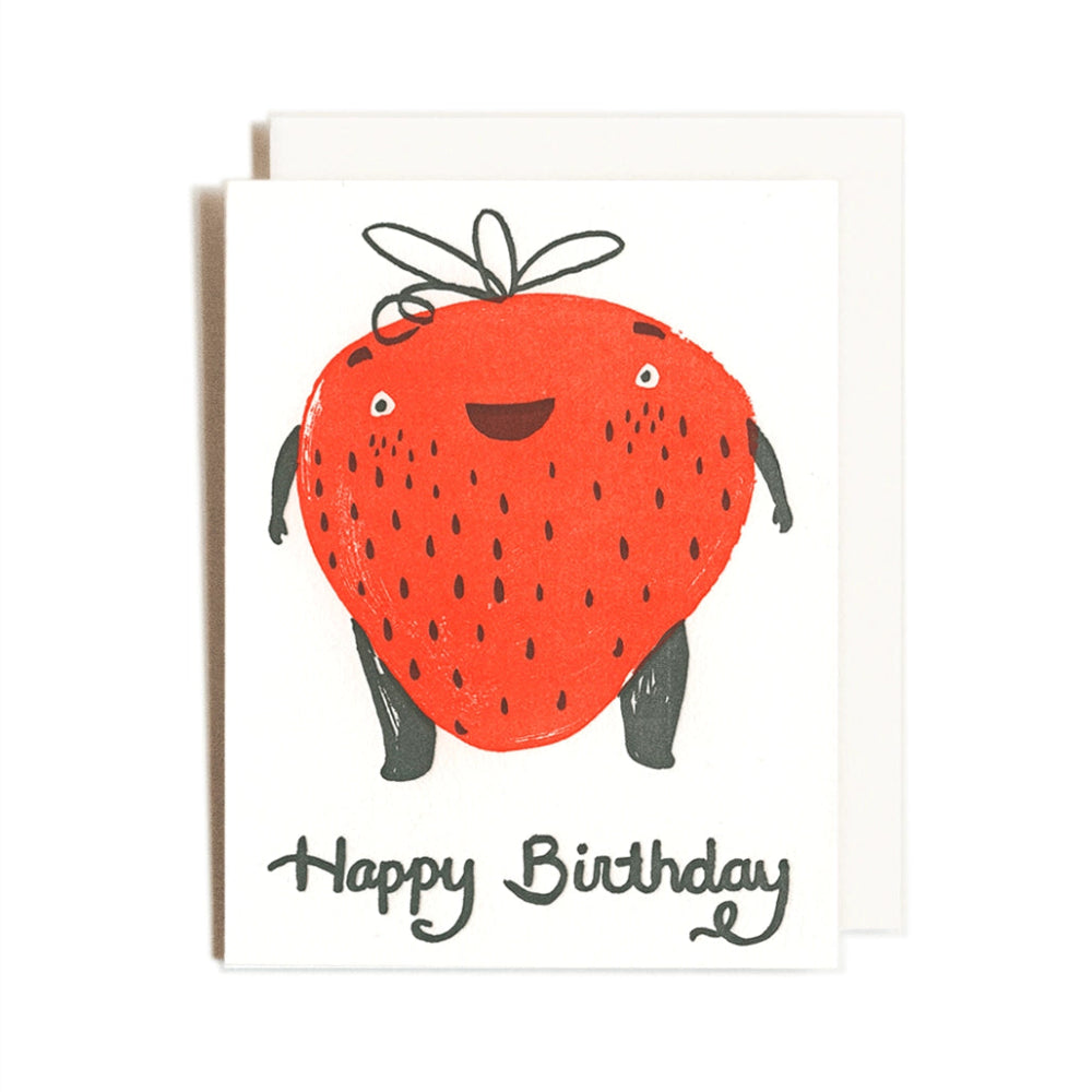 Strawberry Birthday Card - M.Lovewell