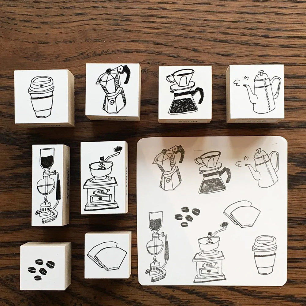 Sublo Rubber Stamp - Coffee