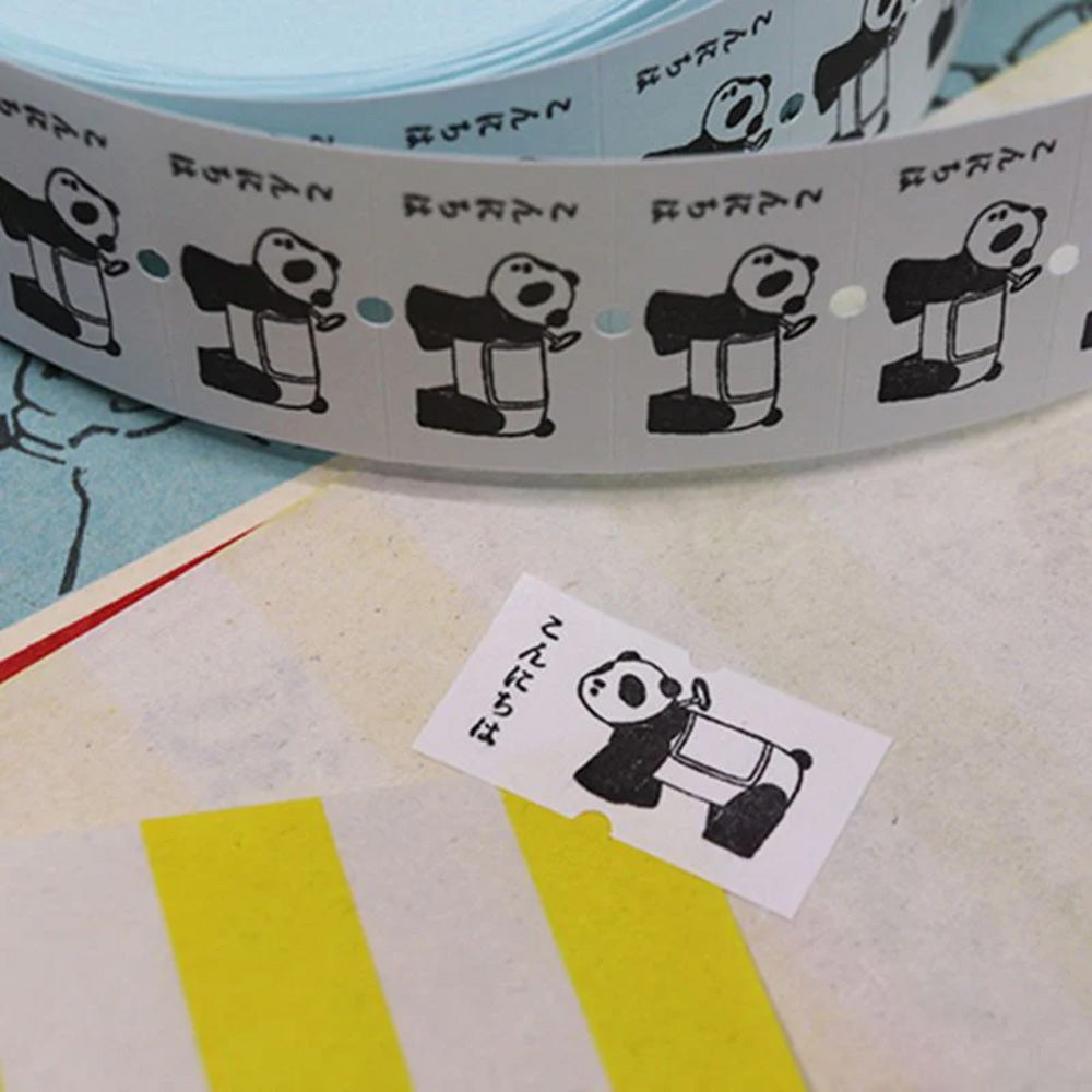 Sublo Sticker Seal Roll - Panda