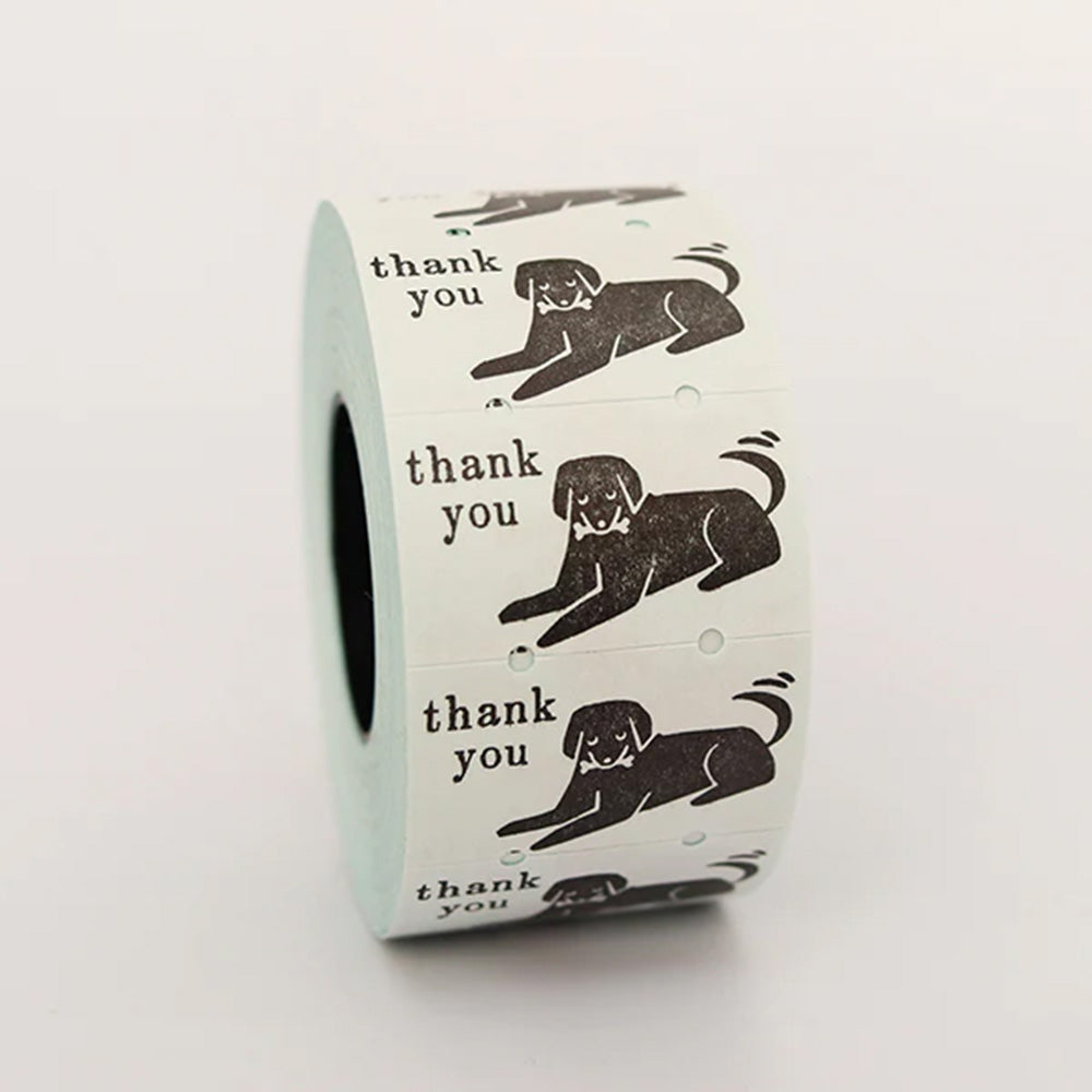 Sublo Sticker Seal Roll - Thank You Dog
