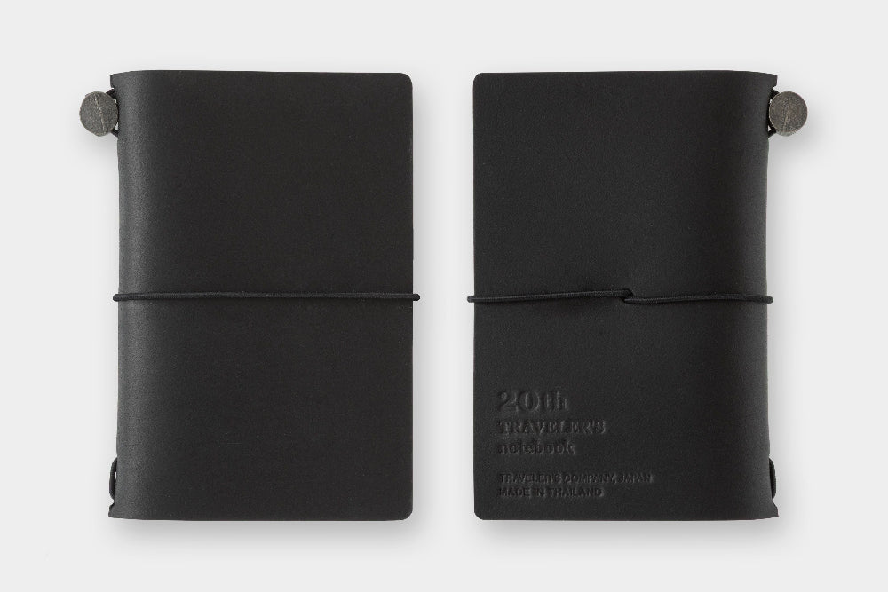 TRAVELER'S Notebook — Card Size 20th Anniversary - Black Set