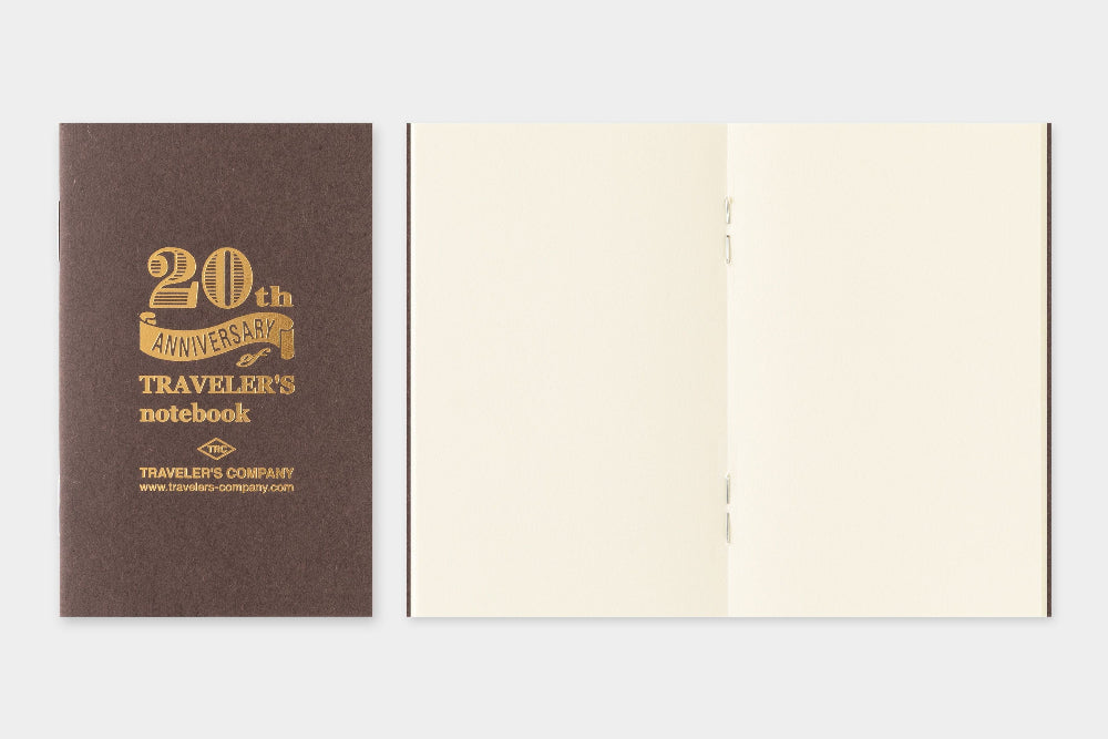 TRAVELER'S Notebook — Card Size 20th Anniversary - Black Set – M
