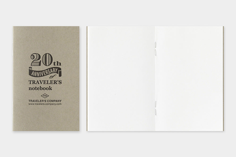 TRAVELER'S Notebook — Card Size 20th Anniversary - Brown Set – M