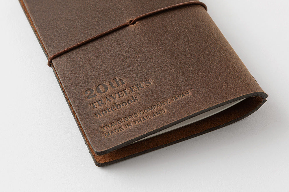 TRAVELER'S Notebook — Card Size 20th Anniversary - Brown Set – M