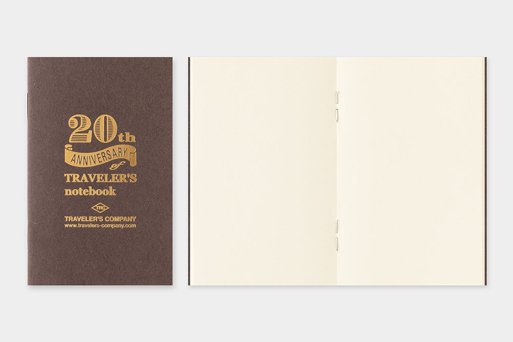 TRAVELER'S Notebook — Card Size 20th Anniversary - Brown Set – M