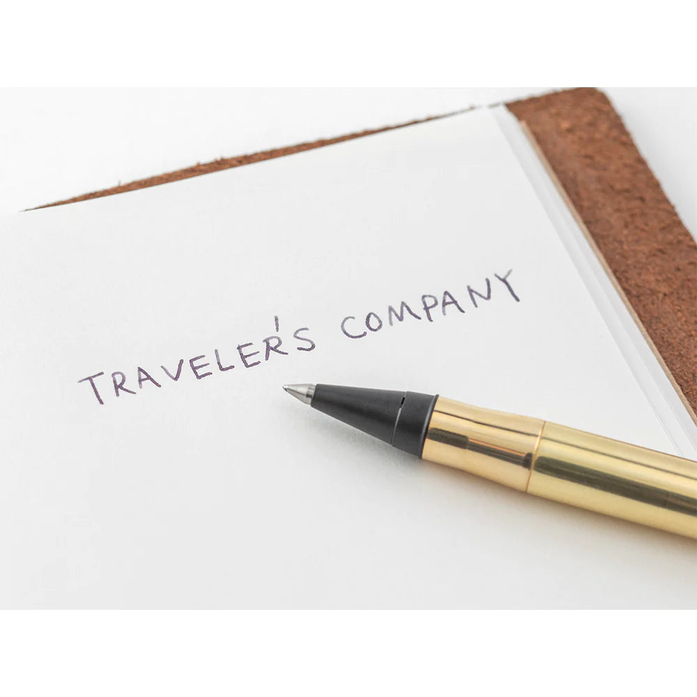 Traveler's Company Solid Brass Rollerball Pen