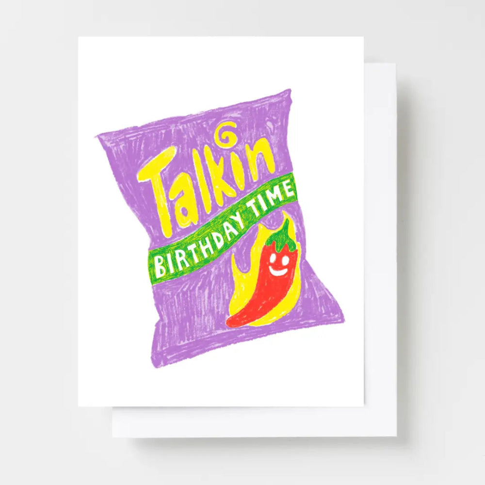 Talkis Birthday Time Card - M.Lovewell