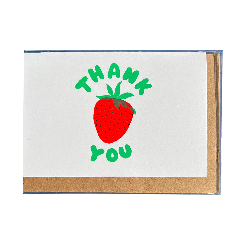 Strawberry Thank You Notecards Box of 6