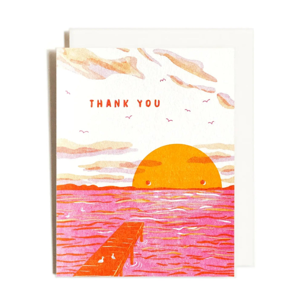 Thank You Sunset Card - M.Lovewell