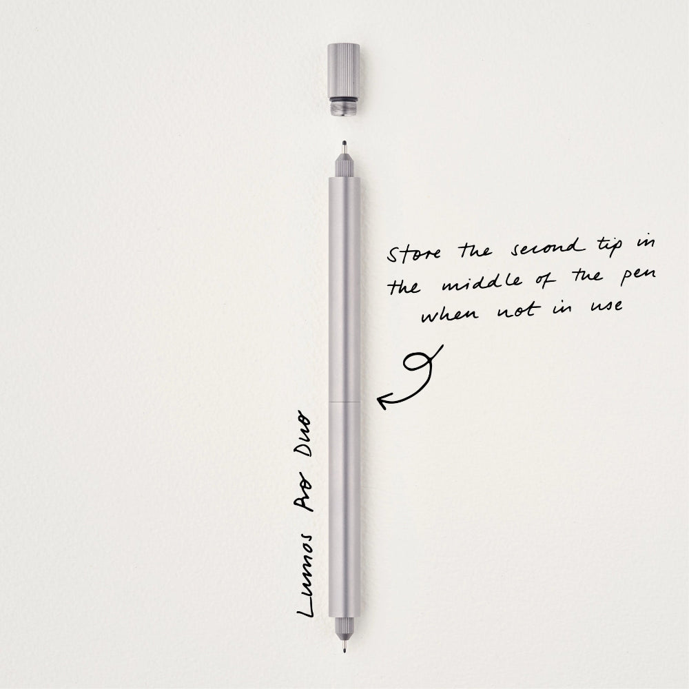 Titanium with a tip storage instruction on a light gray background