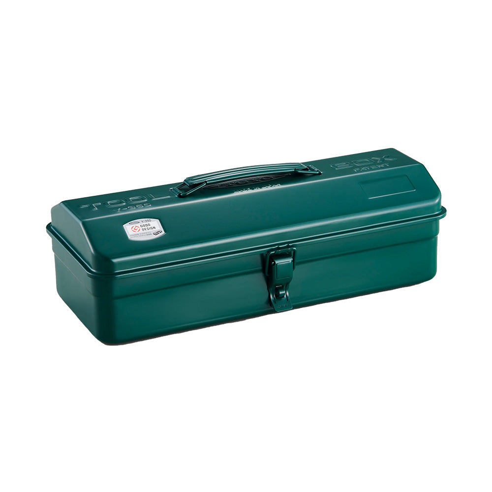 Toyo Steel Tool Box With Top Handle + Camber Lid - Y-350 - Antique Green