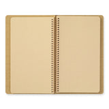 Traveler's Spiral Ring Notebook - A5 Slim Blank DW Kraft Paper