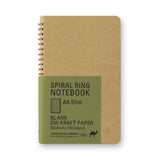 Traveler's Spiral Ring Notebook - A6 Slim Blank DW Kraft Paper