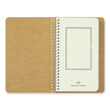 Traveler's Spiral Ring Notebook - A6 Slim Blank MD Paper White