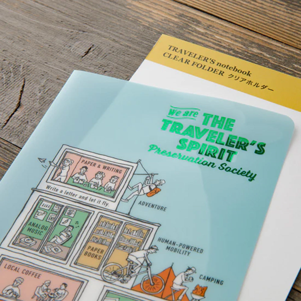 Traveler's Notebook Diary 2026 Clear Folder