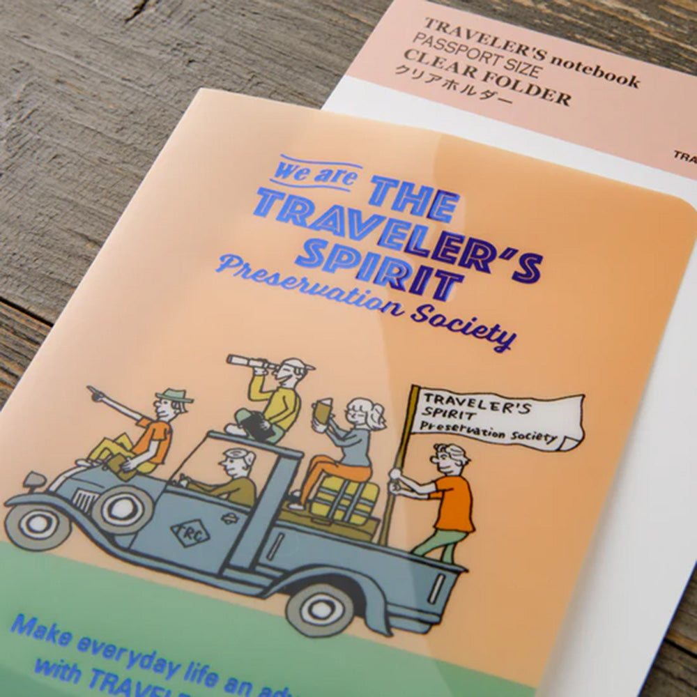 Traveler's Notebook Diary 2026 Clear Folder Passport