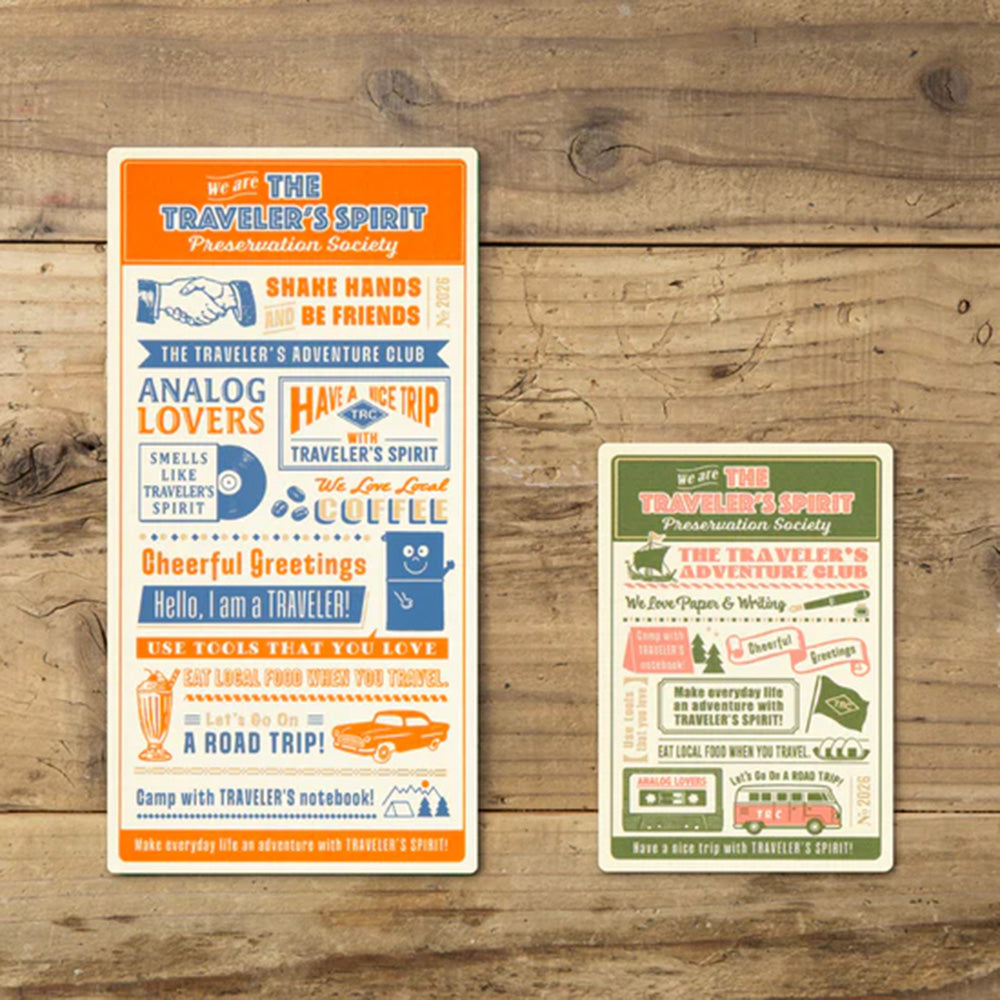 Traveler's Notebook Diary 2026 Plastic Sheet Passport