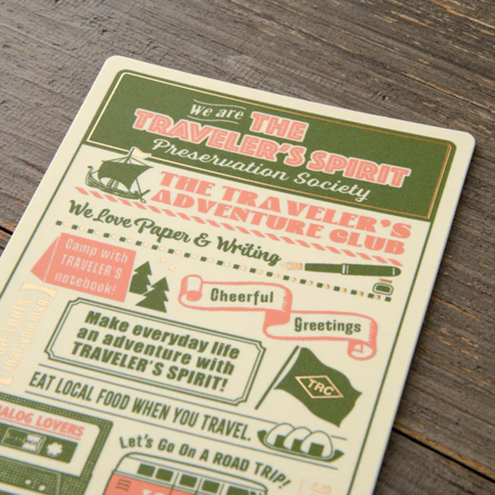 Traveler's Notebook Diary 2026 Plastic Sheet Passport