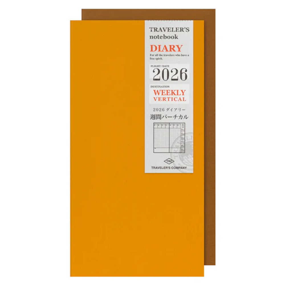 Traveler's Notebook Insert Weekly Vertical 2026 - M.Lovewell