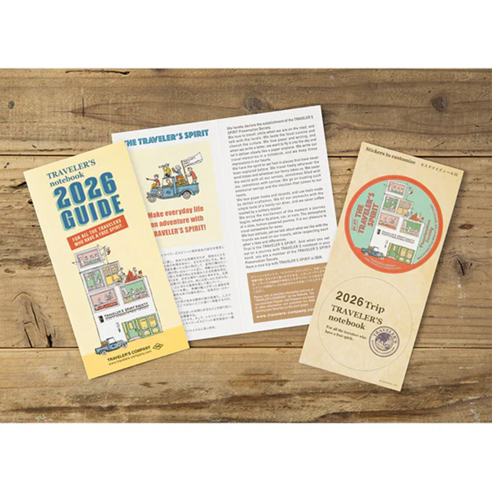 Traveler's Notebook Insert Weekly Vertical 2026