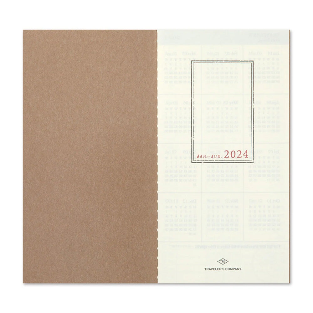 Traveler's Notebook Insert Weekly + Memo 2024