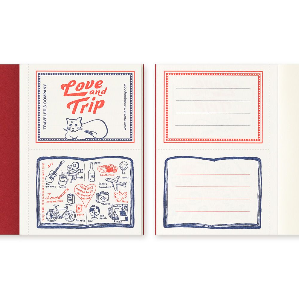 Traveler's Notebook Limited Edition - Passport - Love and Trip – M
